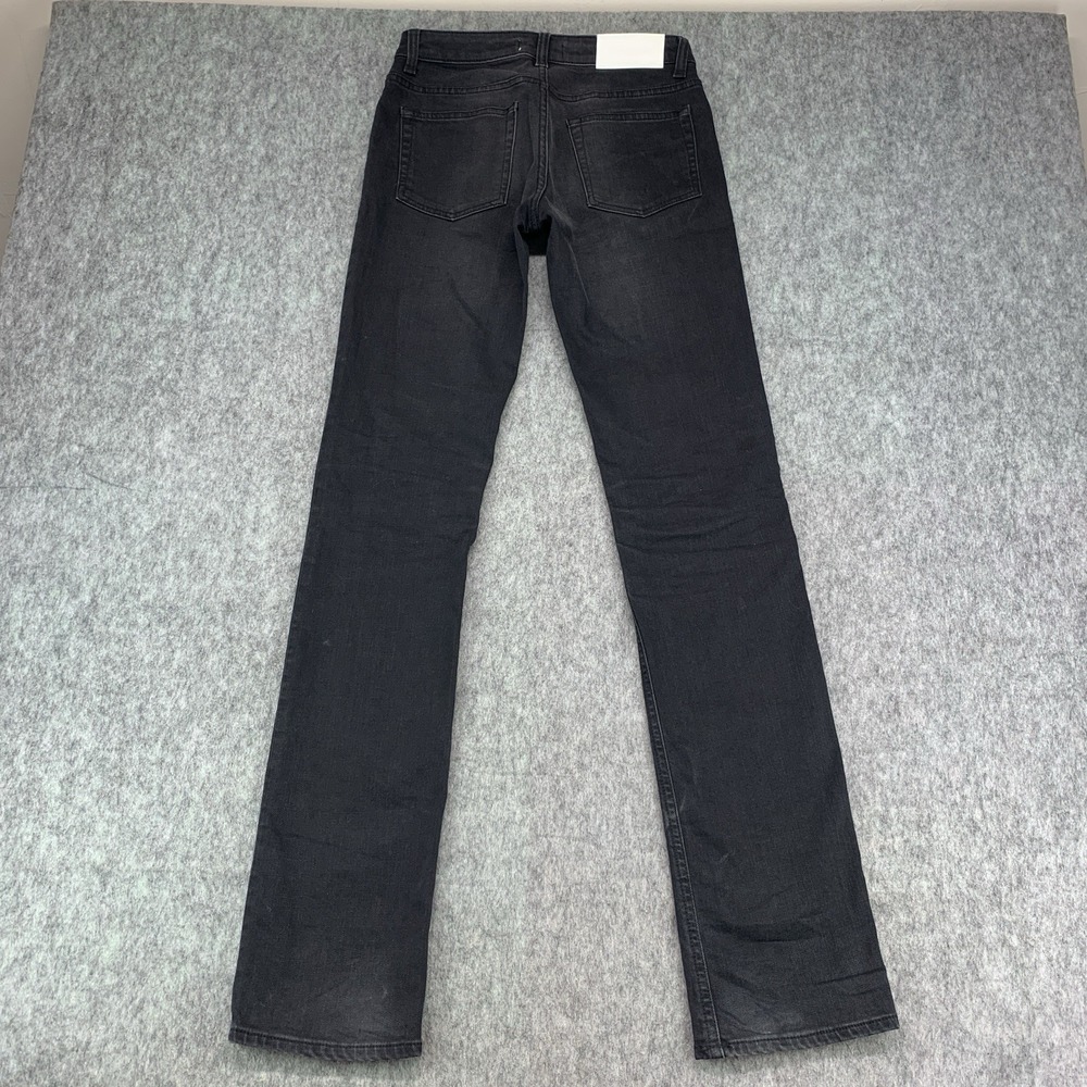 Acne Jeans Hep Display Women LOW RISE Black Denim Slim Jeans (LONG) - Size 26/34